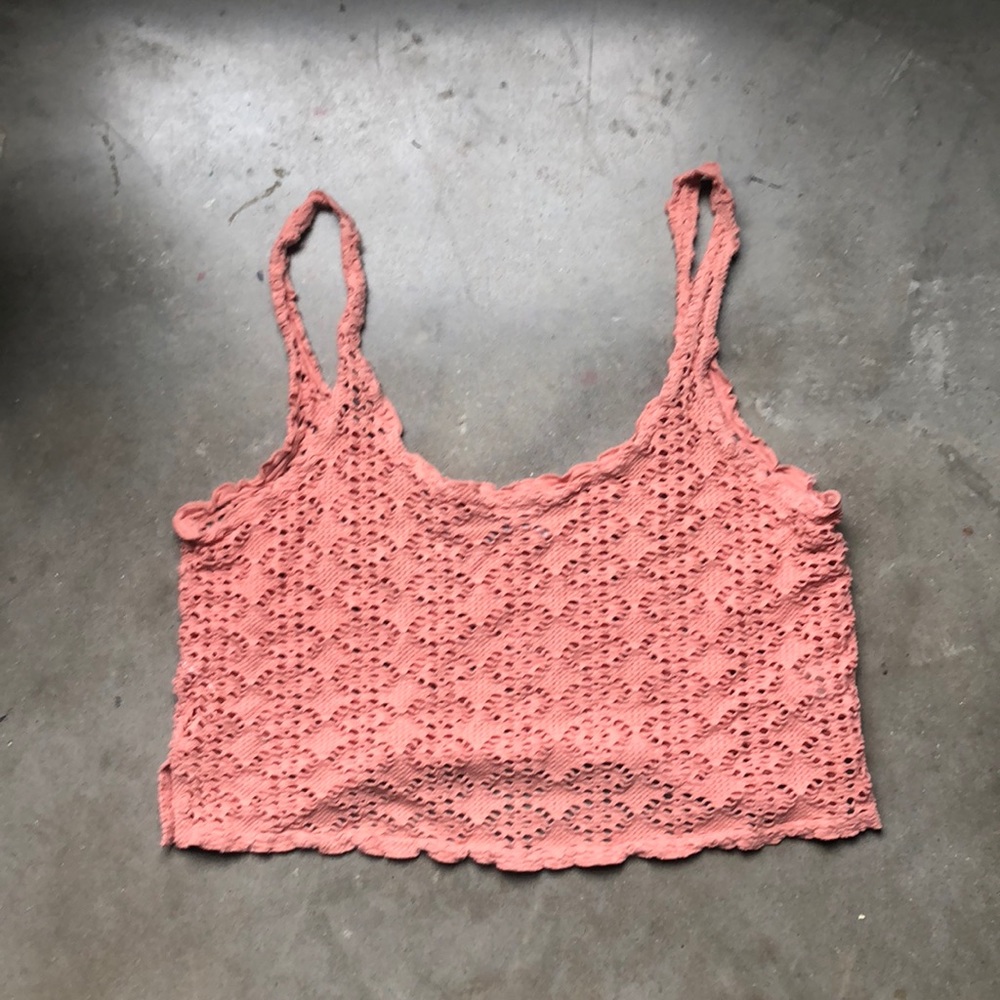 Free People Crochet Beach Top